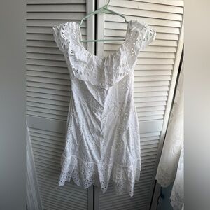 Express Off-Shoulder Lace Dress